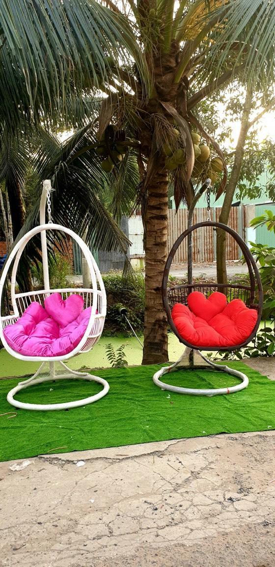Xích đu sân vườn kiểu dáng hiện đại, sang trọng dành cho gia đình, quán cafe.....