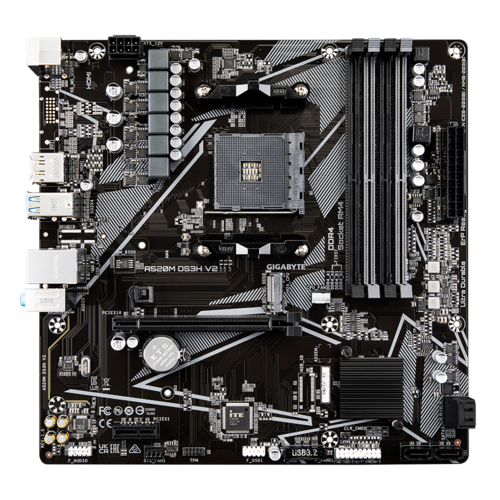 Bo Mạch Chủ Main Gigabyte A520M DS3H V2 Socket AM4 - Hàng Chính Hãng