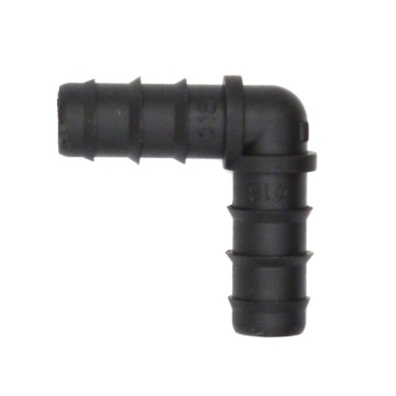 10 bộ Góc 90° cho ống Φ16 mm GOC16, Cút góc ống PE, LDPE, HDPE, PVC D16, Cua góc 90 độ