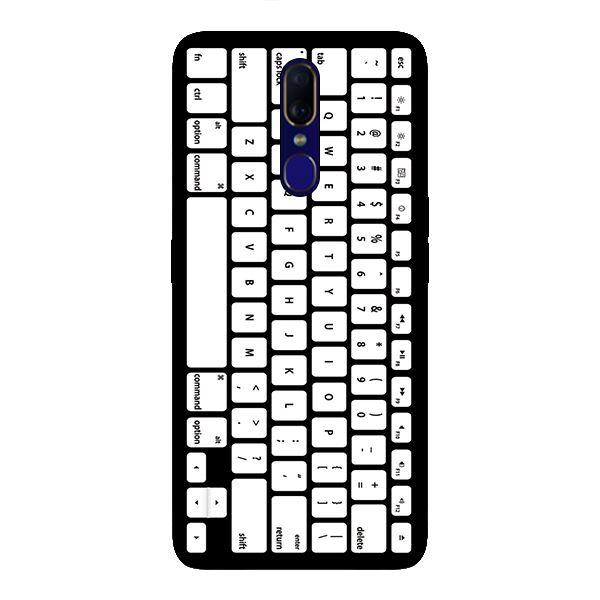 Ốp lưng dành cho Oppo F11 Bàn Phím - Hàng chính hãng