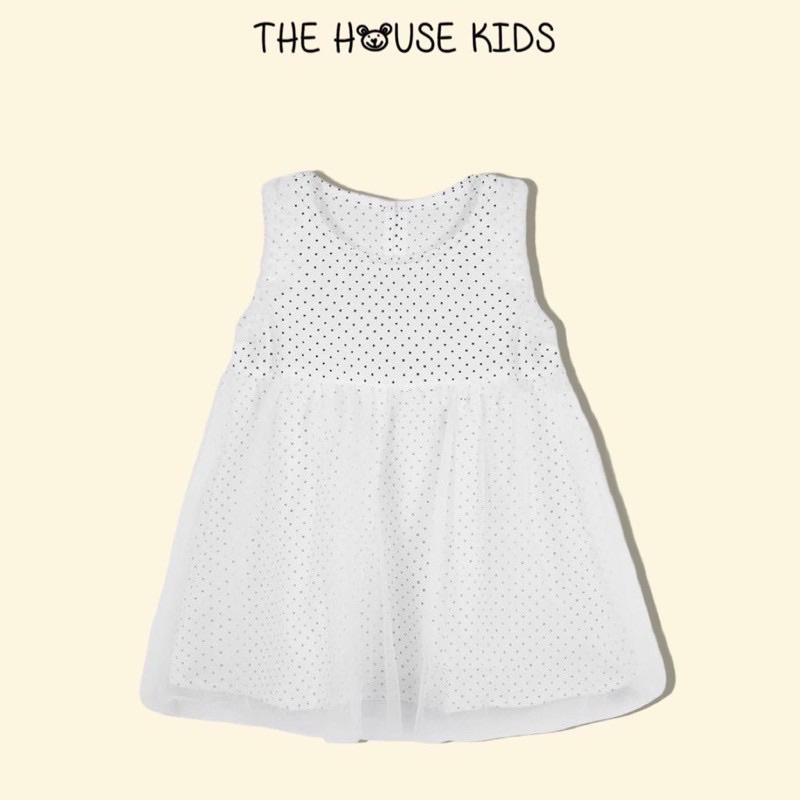 Váy Công Chúa Cho Bé Gái Cao Cấp Hoạ Tiết THE HOUSE KIDS Chấm Bi