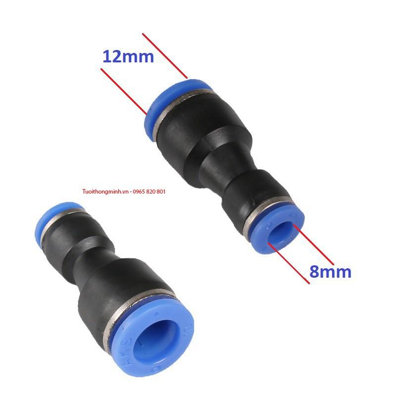 Cút nối ống 12-8mm phun sương