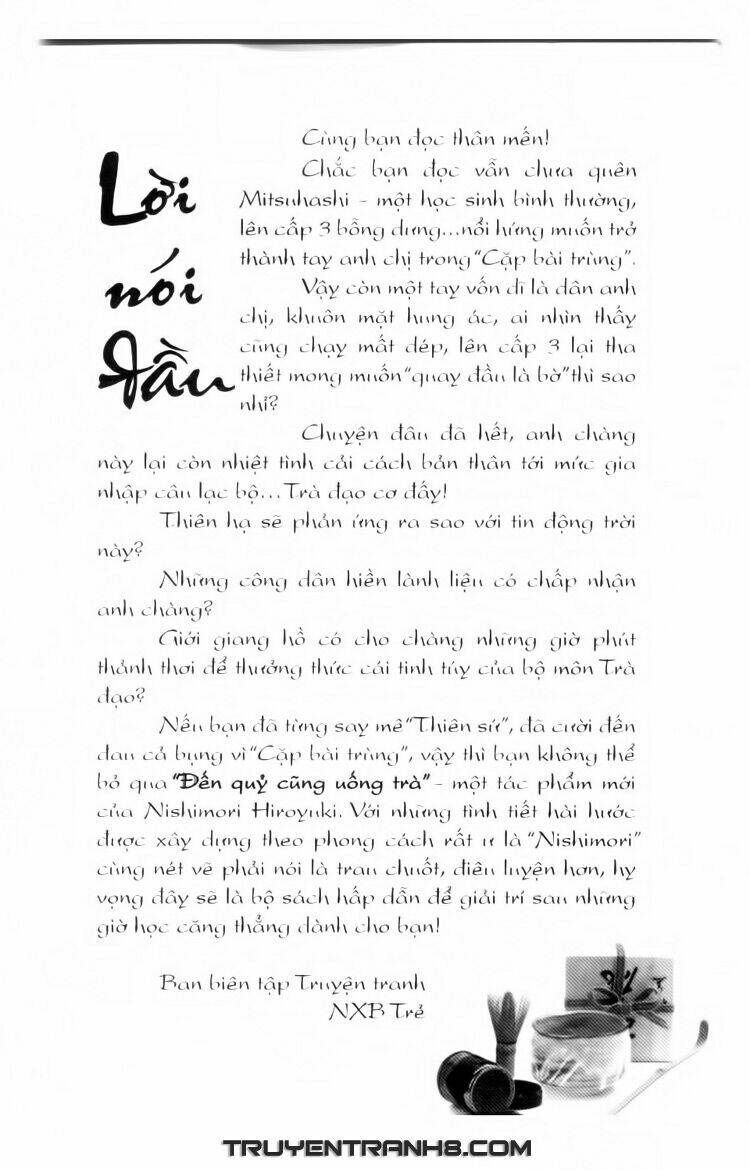 ocha ni gosu - đến quỷ cũng uống trà chapter 10 2