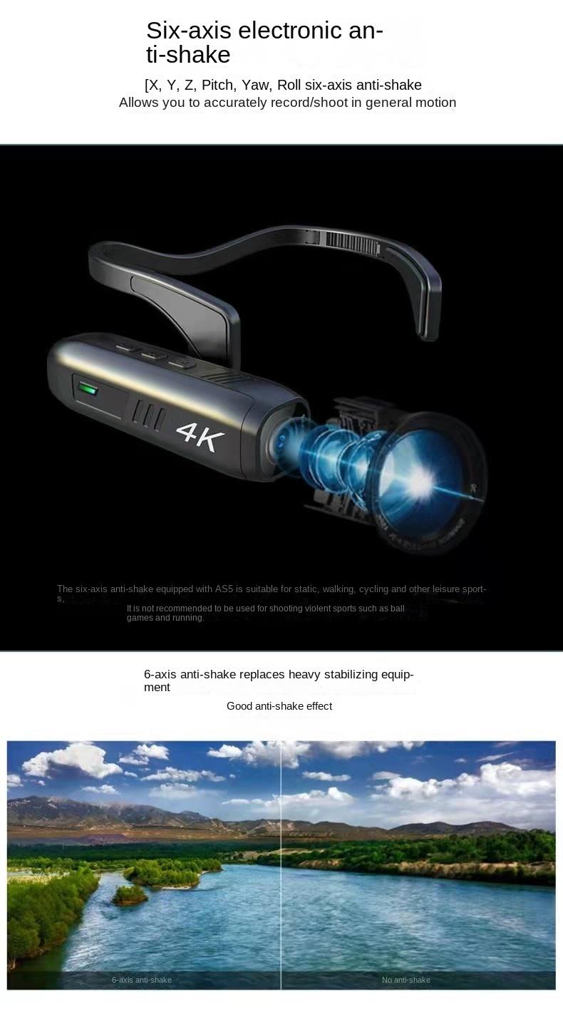 Camera thể thao Headworn Camera thể thao chống rung DV xe đạp xe máy