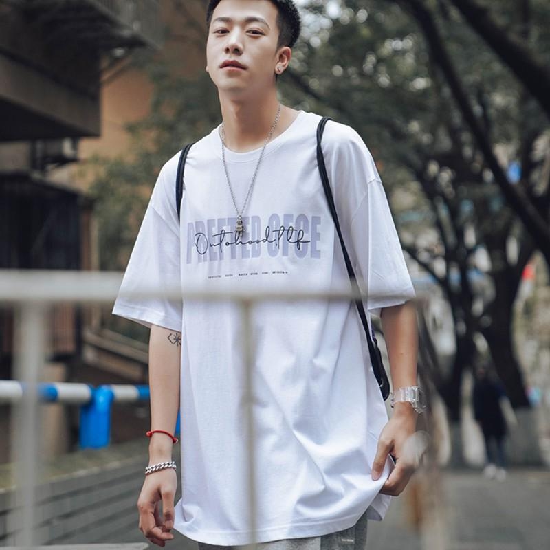 Áo phông nam nữ unisex tay lỡ thun form rộng teen cổ tròn oversize cotton giá rẻ basic đen trắng tee pull freesize PREFTED