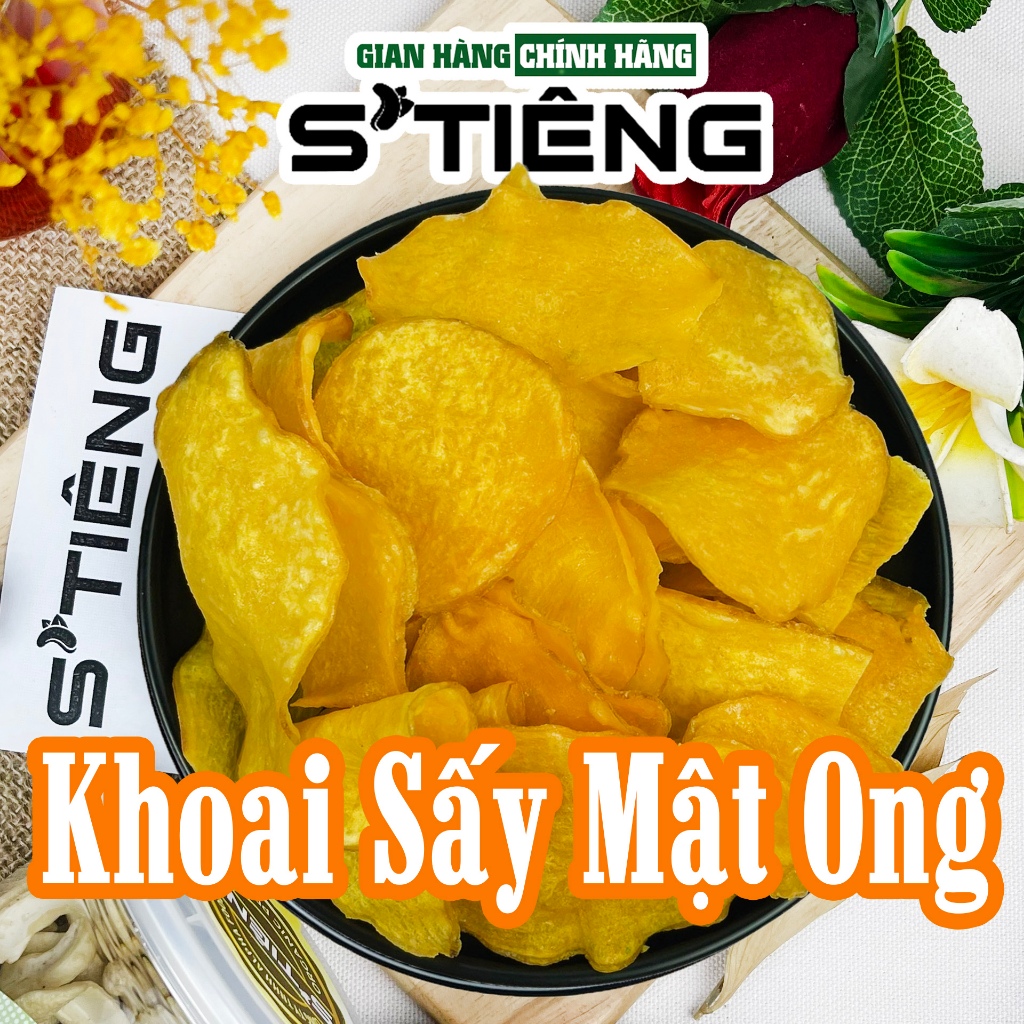 Khoai lang sấy mật ong giòn loại ngon Đà Lạt, ăn vặt ngon ngon