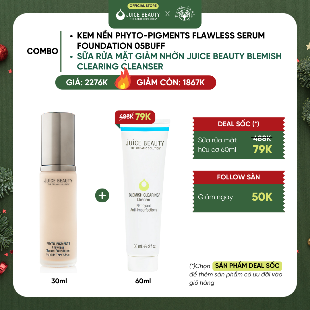 Kem Nền Serum Juice Beauty Phyto-Pigments Flawless Serum Foundation