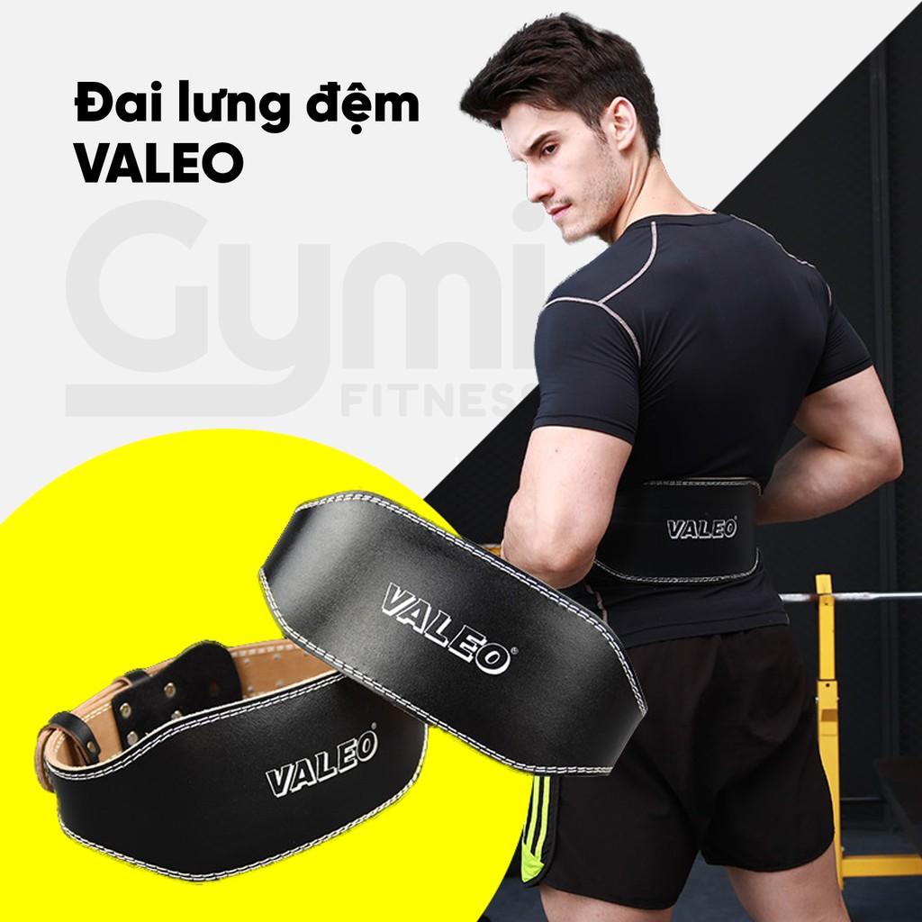 Đai Lưng Da VALEO Có Đệm Tập GYM Cao Cấp Chính Hãng | Đai Bảo Vệ Lưng Tập Gym