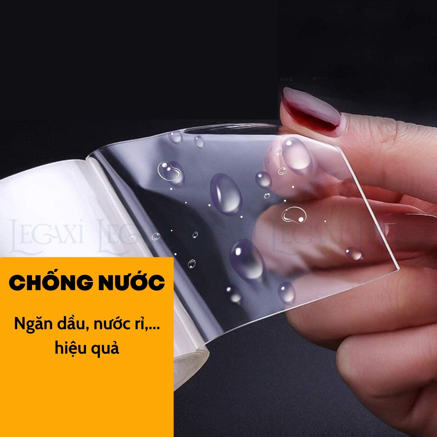 Miếng dán băng keo nano trong suốt dán cửa xe gương chiếu hậu bảo vệ chống trầy xe giảm chấn giảm ồn Legaxi