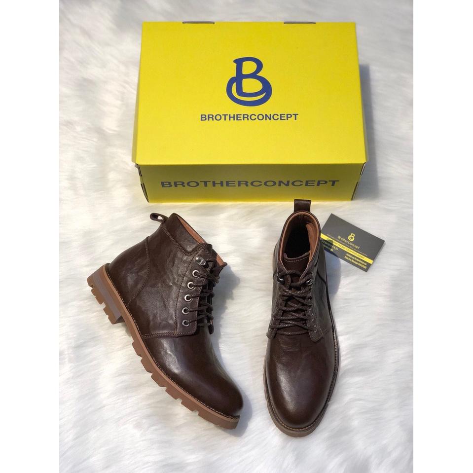 Giày Casual Boots MenZa Nâu