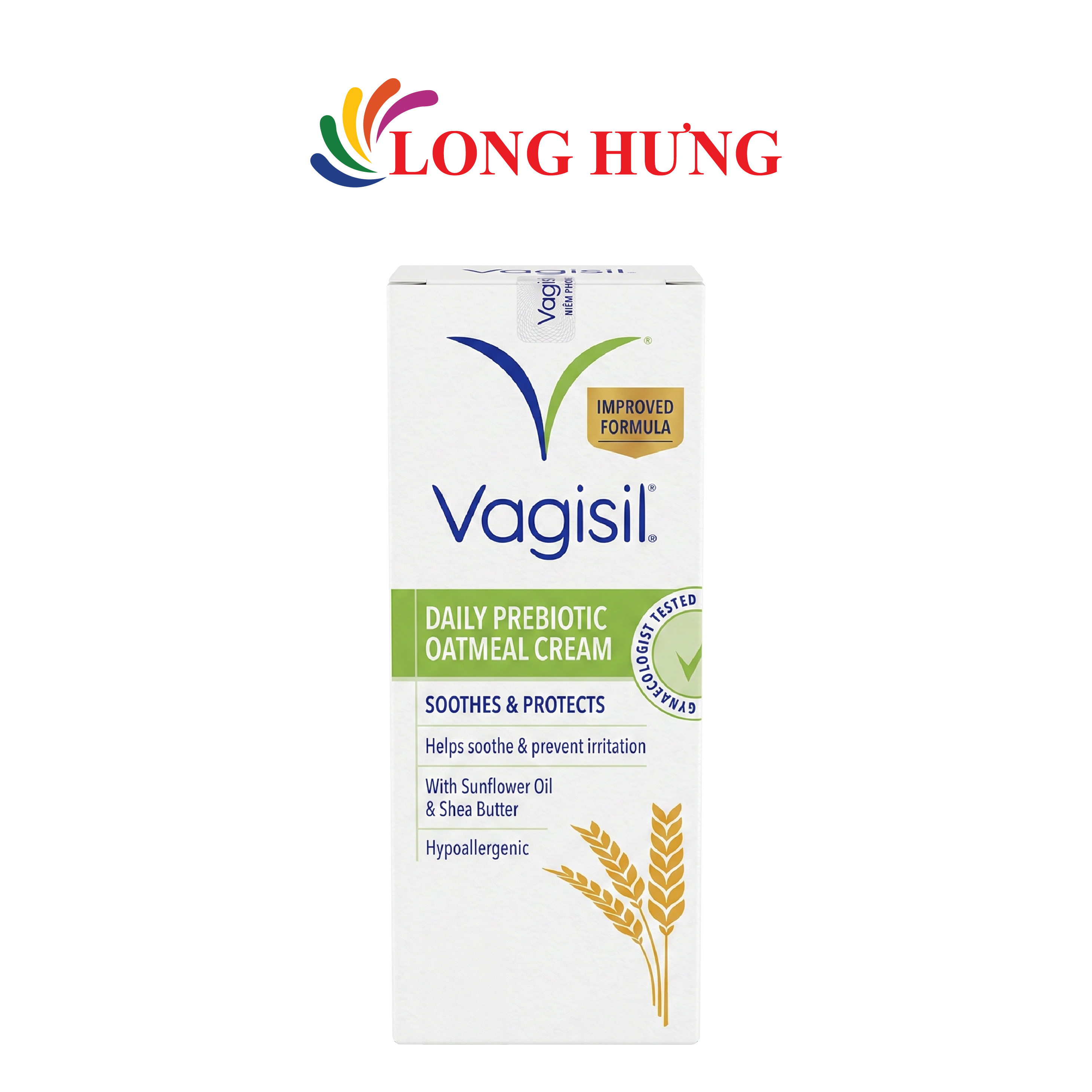 Kem dưỡng làm dịu vùng kín Vagisil Soothing Oatmeal Cream (30g) - Hàng chính hãng