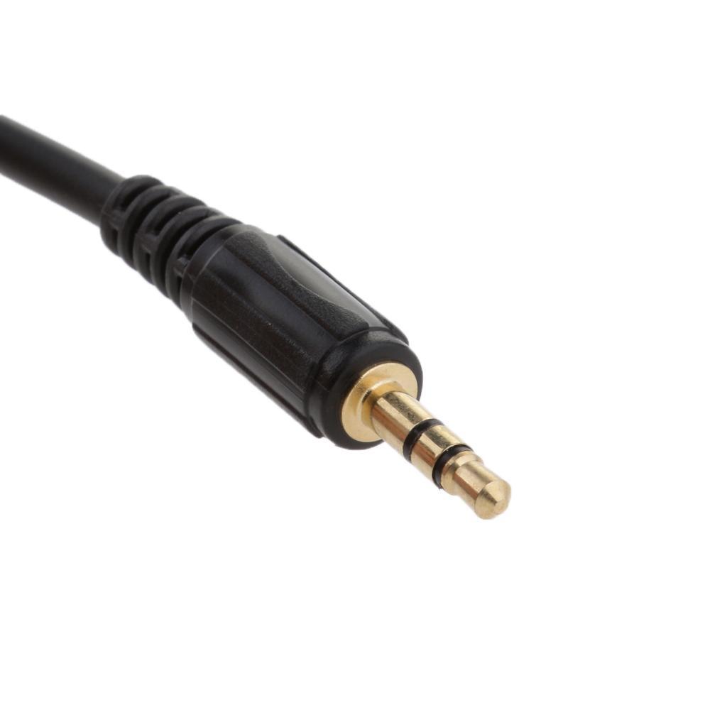 Car Aux Cable 3.5mm Male Jack Input Cable Stereo Audio Adapter For E46