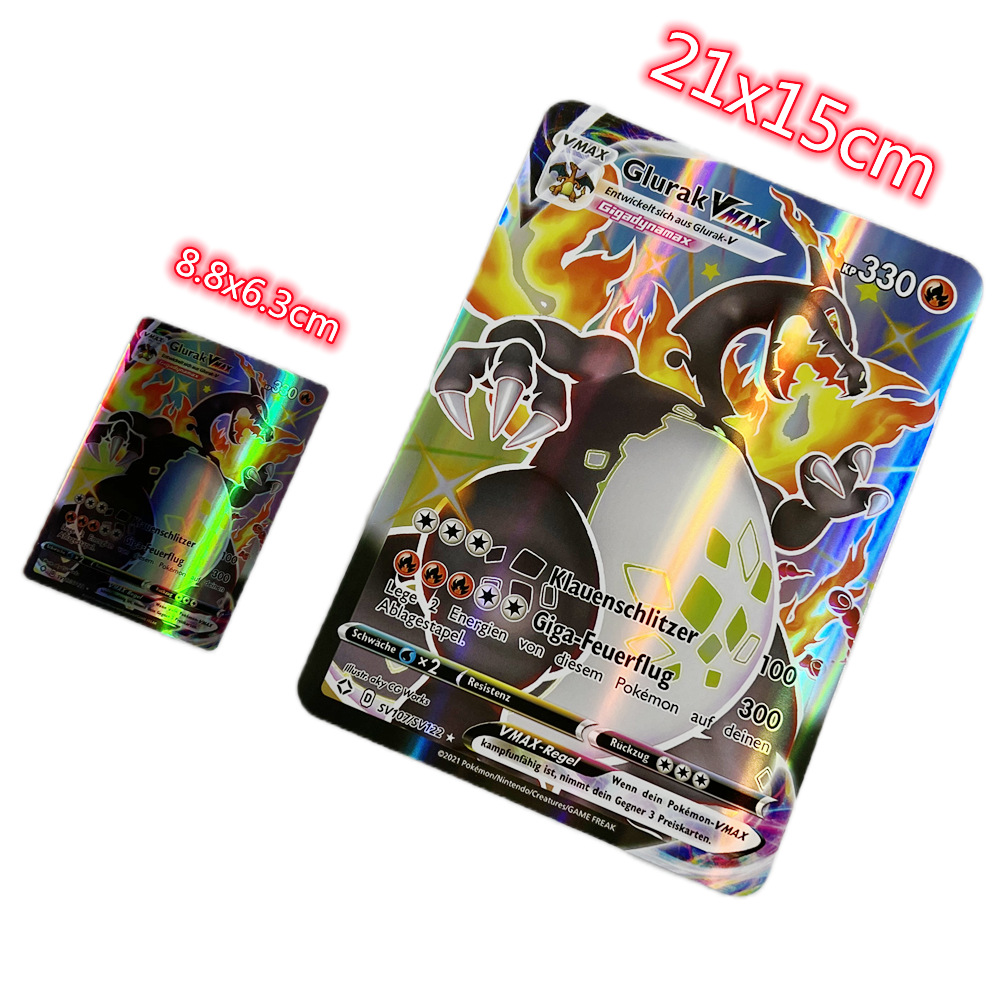 Bộ sưu tập thẻ Pokemon lớn OverSize Shiny Charizard Vmax 1459 D34