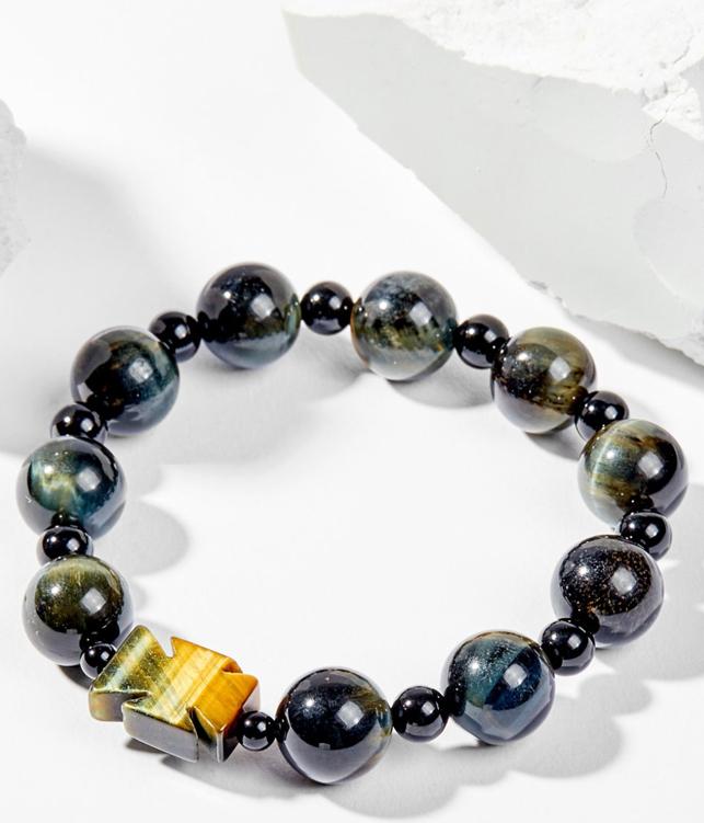 Vòng Chuỗi Mân Côi Đá Mắt Hổ Xanh Đen - Ngọc Quý Gemstones