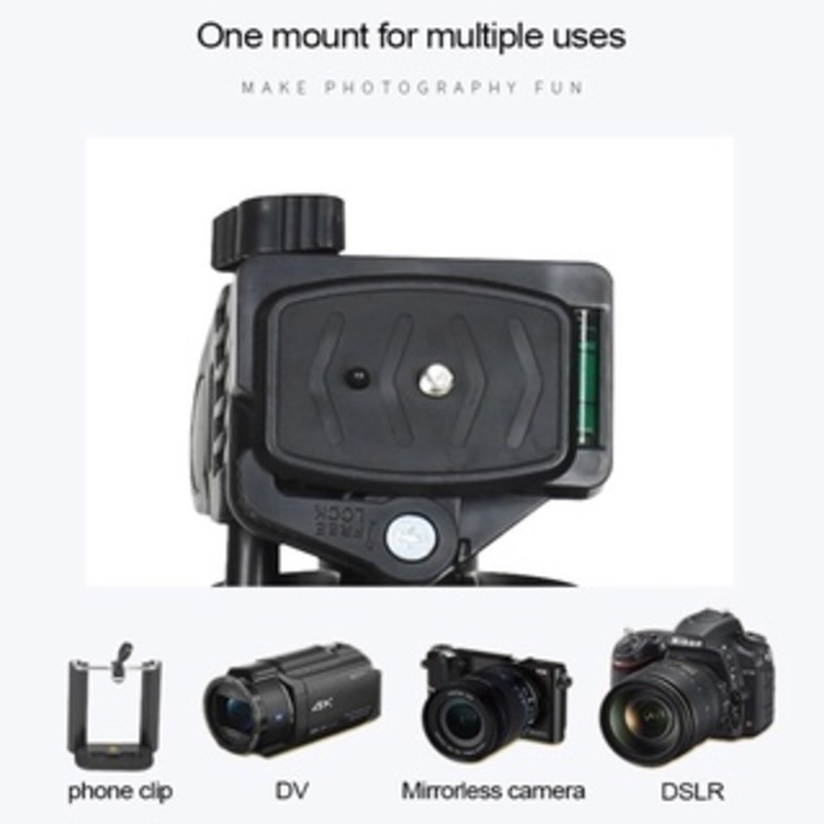 Tripod/ Chân đế điện thoại và máy ảnh MAWA 3366 có remote Bluetooth - Hàng chính hãng