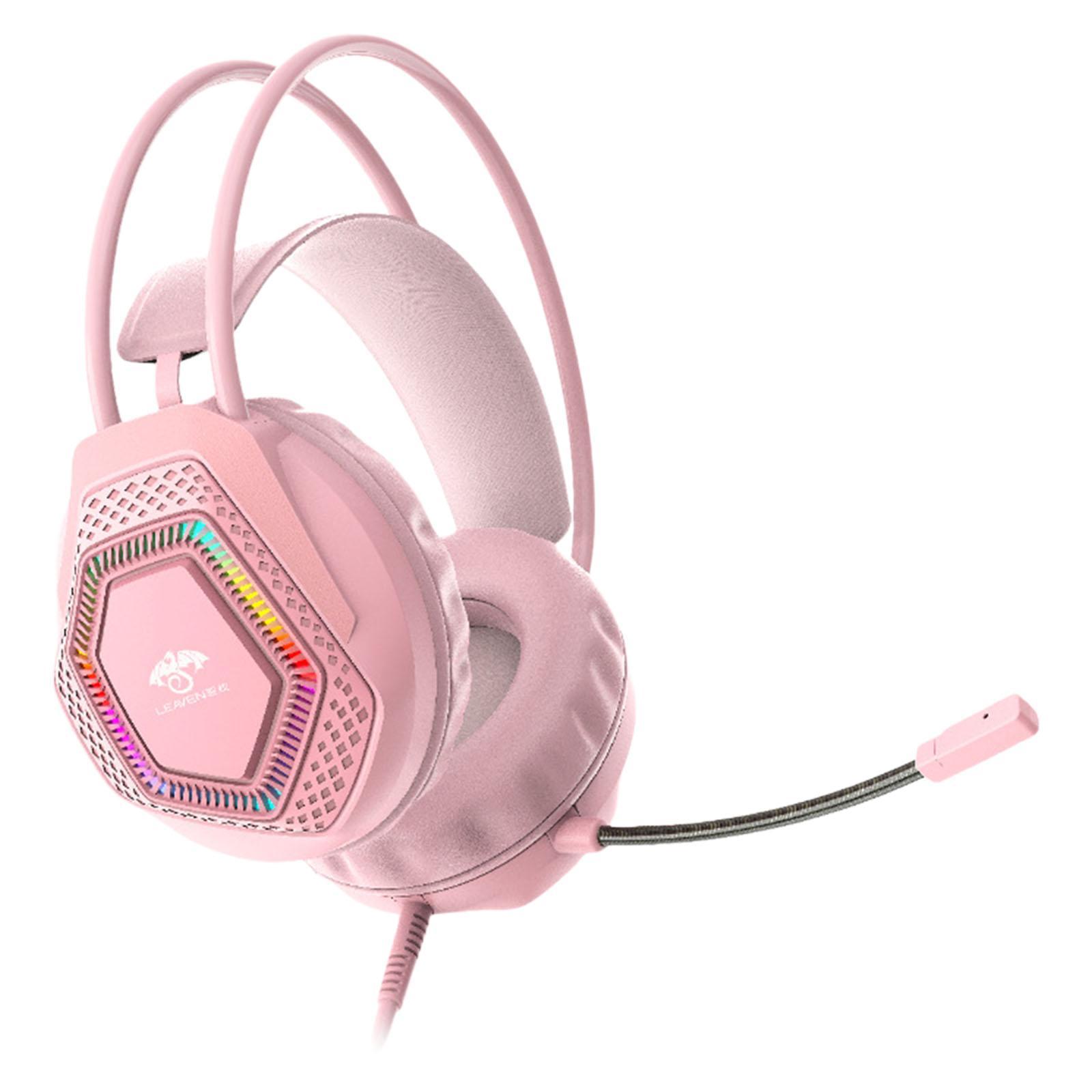 Gaming headset multi platforms pc computer laptop White