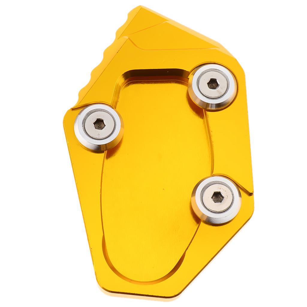 Motorcycle Kickstand Side Stand Extension Plate Pad For YAMAHA R25 R3