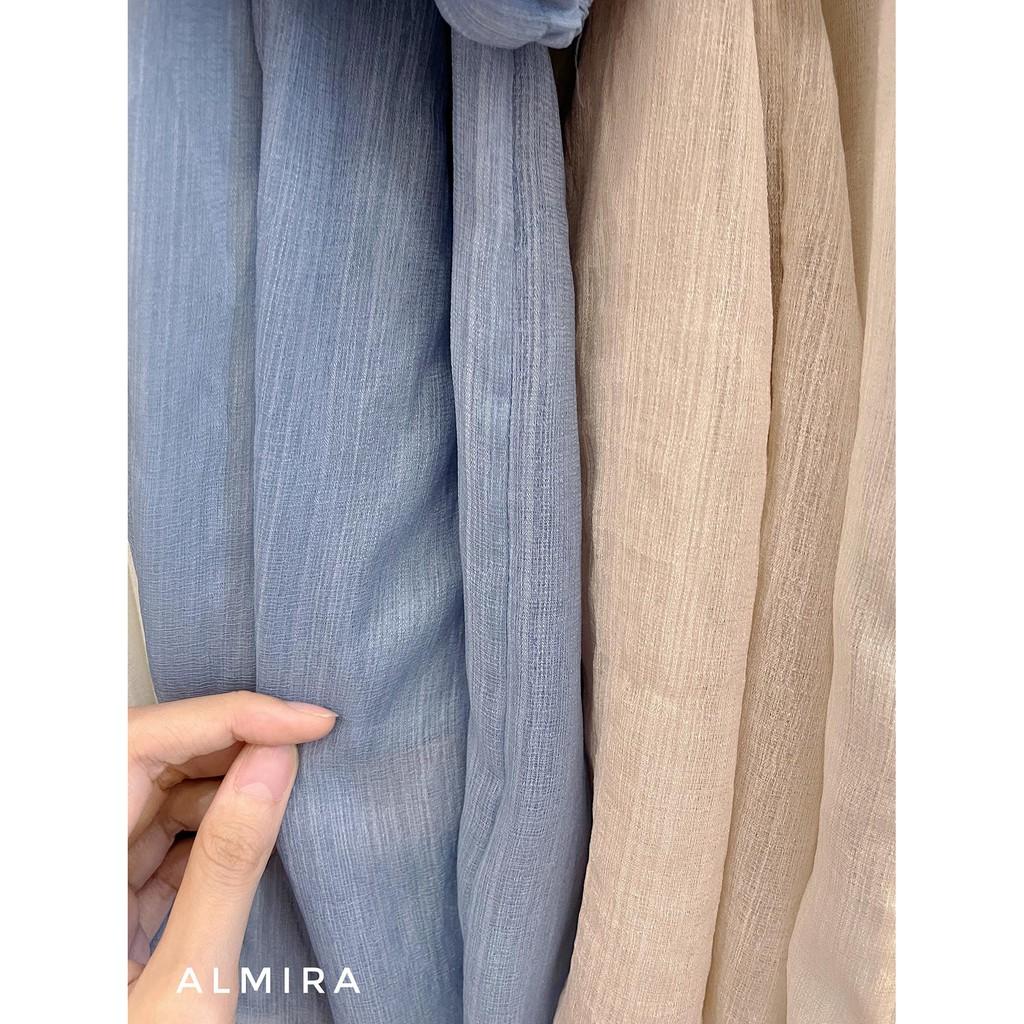 PEEL.T - Almira Top - Áo kiểu trễ vai xếp ly thắt dây