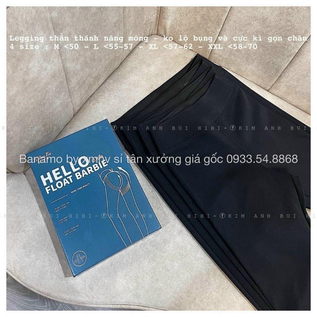 Quần legging cạp cao ghen bụng hộp xanh HELLO mẫu mới 7112