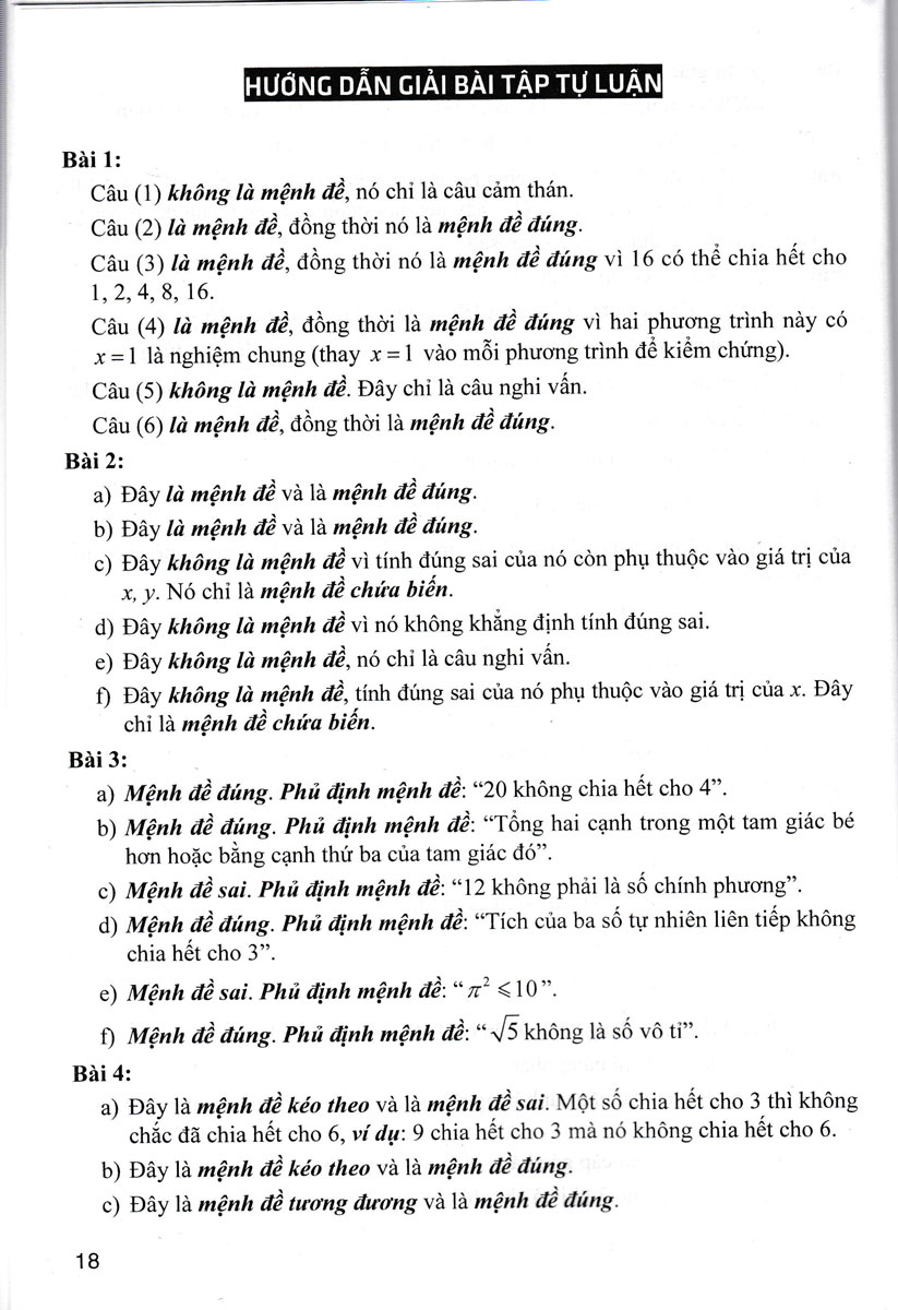 Sách Tham Khảo Toán 10 - Quyển 1 - Biên Soạn Theo Chương Trình GDPT Mới_HA