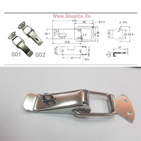 Khóa sf, khóa hộp chất liệu inox 201