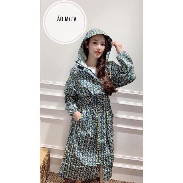 Áo mưa vải dù măng tô 1 lớp