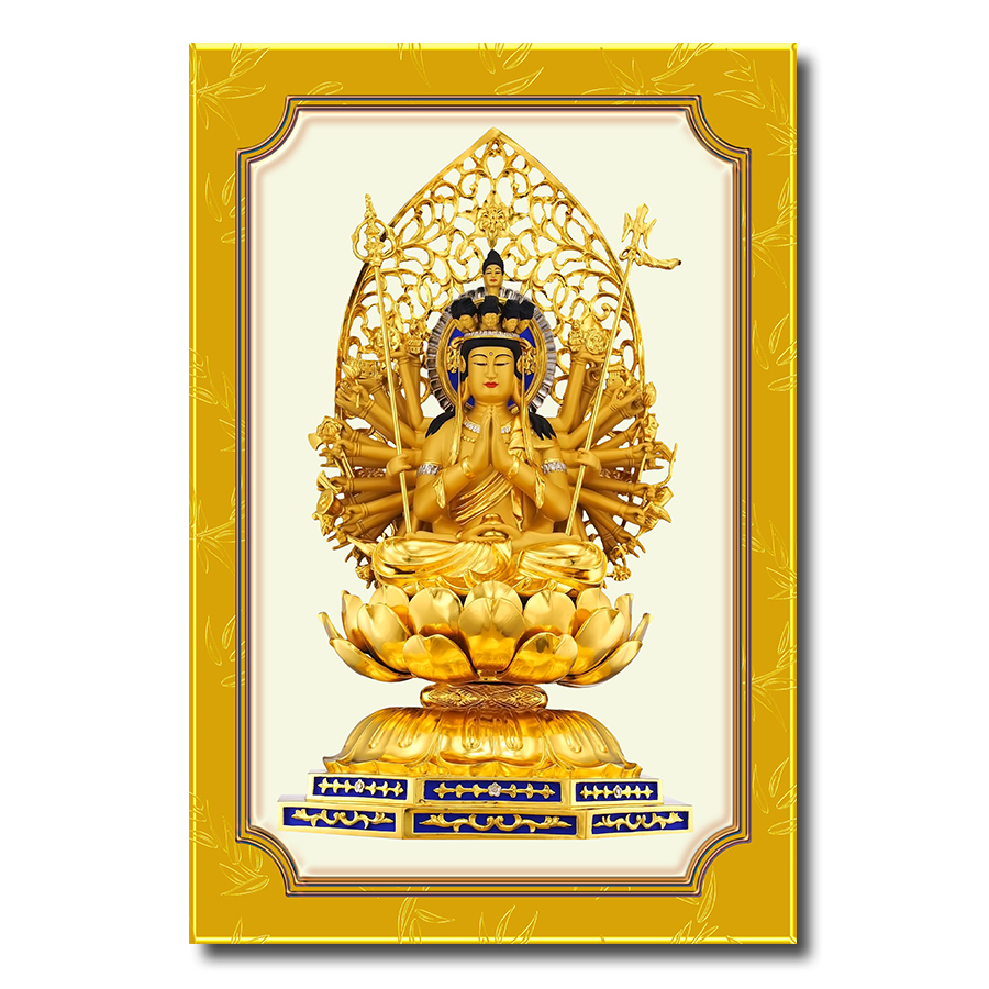 Tranh Phật Nghìn Tay Phòng Thờ