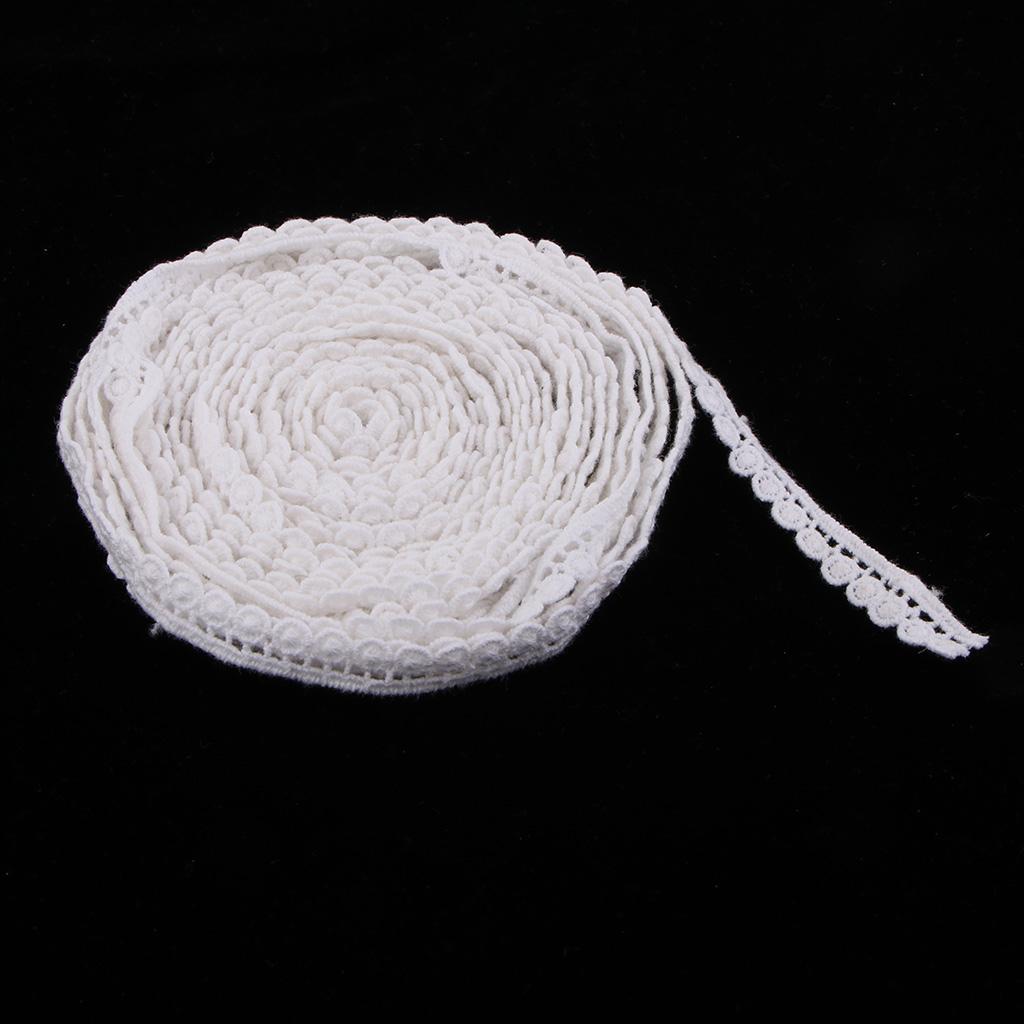 5 Yards Pom Pom Ball Fringe Trim Ribbon DIY Crafts Supplies for Wedding Dress, Garment, Jeans, Sewing Accessories