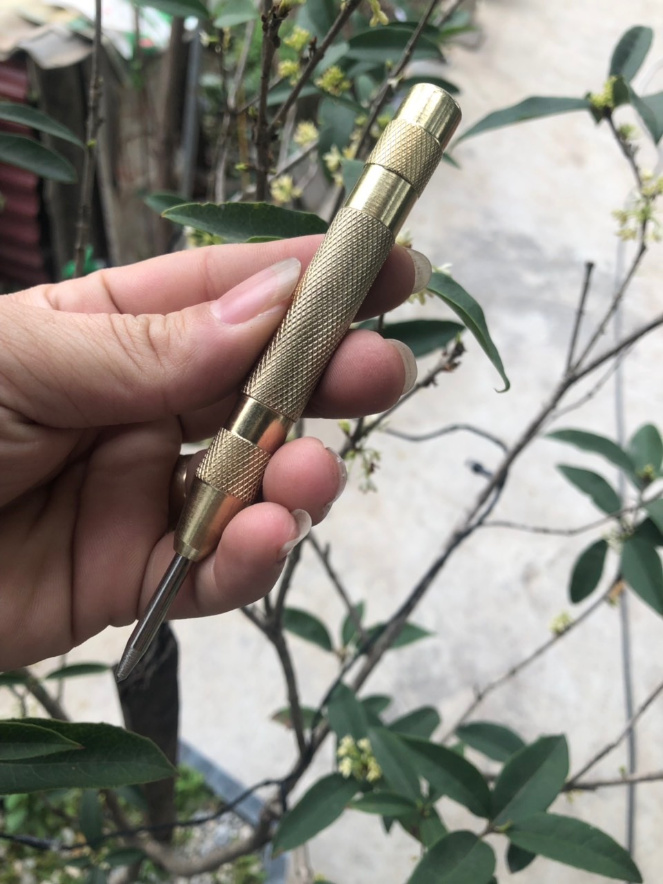 Dụng cụ đánh dấu mũi khoan tự động Tajima - Nhật, bấm nhanh, nhạy, tiện lợi, dễ dụng