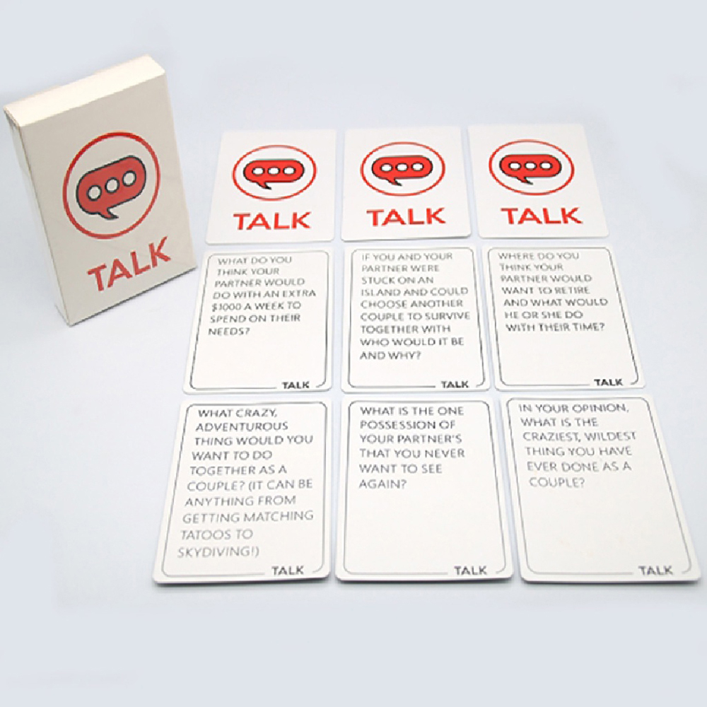 Bộ Bài Talk, Flirt, Dare 3 trong 1 Board Game Dành Cho Các Cặp Đôi 