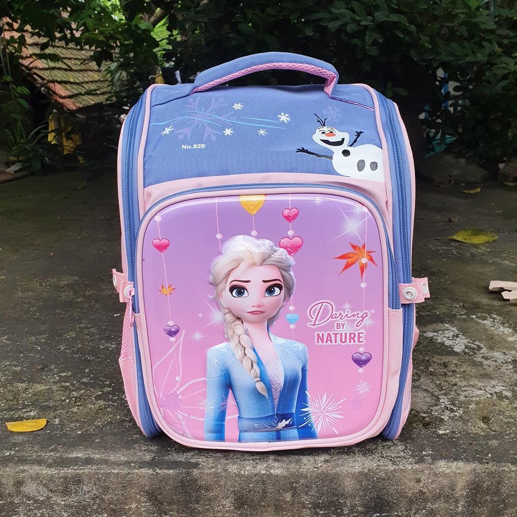 Balo chống gù cho bé trai và bé gái cấp 1, siêu nhẹ, chống nước, phản quang- B5804