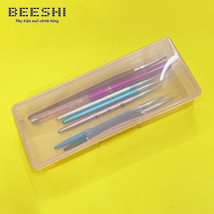 Hộp nhựa đựng dụng cụ nail- beeshi shop nail