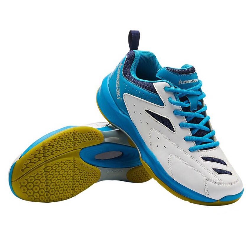 Giày cầu lông kawasaki K085 chính hãng dành cho cả nam và nữ, chuyên nghiệp chống lật cổ chân-tặng kèm túi rút thể thao