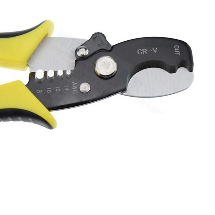 Kềm Cắt, Tuốt, Lột Vỏ Dây Cáp, Dây Điện CR-V 8 Inches 18cm Thép Siêu Bền