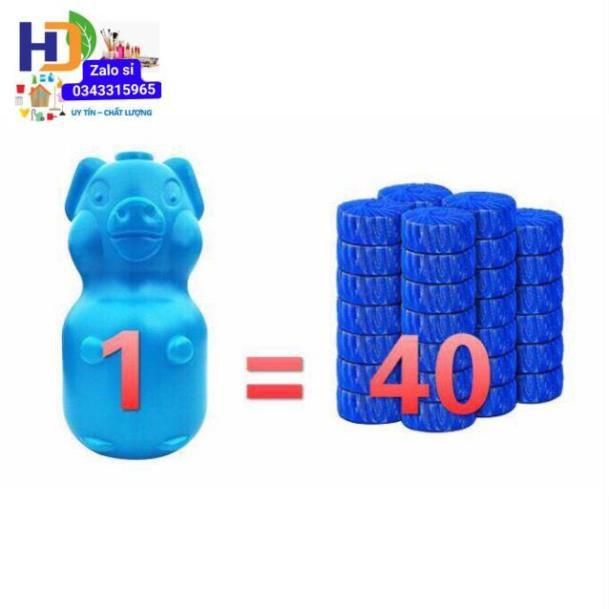 Lọ Heo Thả Bồn Cầu Diệt Khuẩn Siêu Tiết Kiệm - Lợn Thả Bồn Cầu - Viên Thả Bồn Cầu