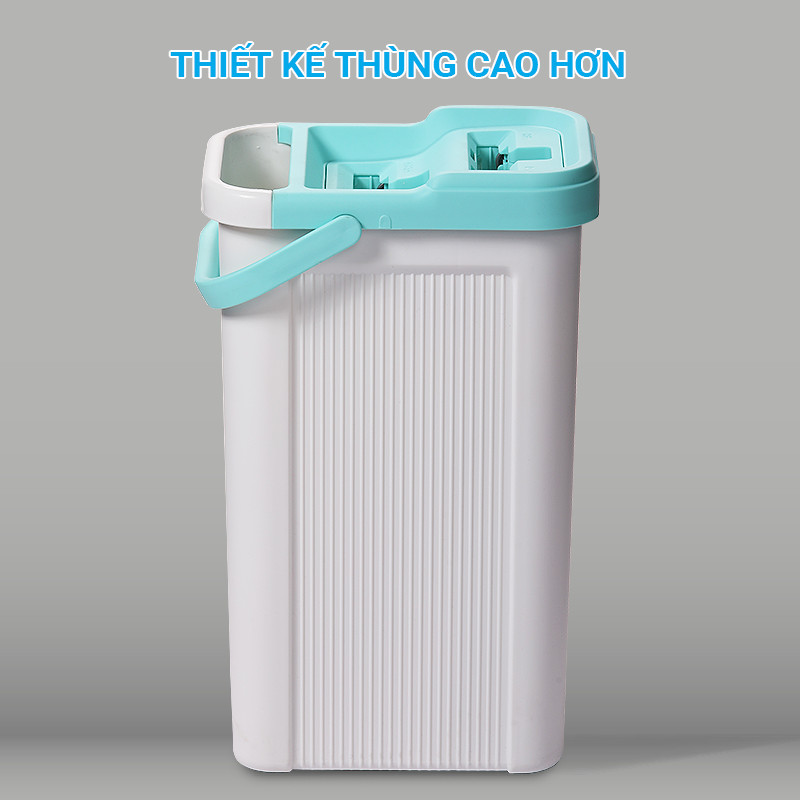 Bộ Lau Nhà MyJae Đài Loan Sợi Fiber Xoay 360 Độ Thông Minh 125cm