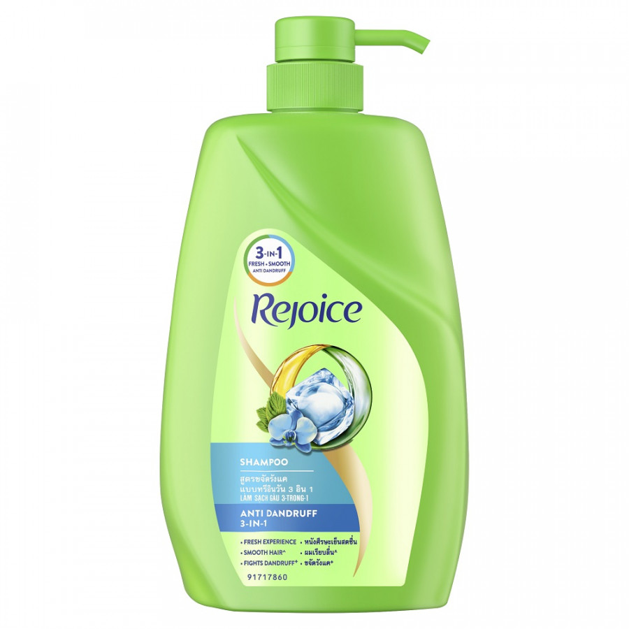 Dầu Gội Rejoice 3-Trong-1 Ngăn Ngừa Gàu 900g