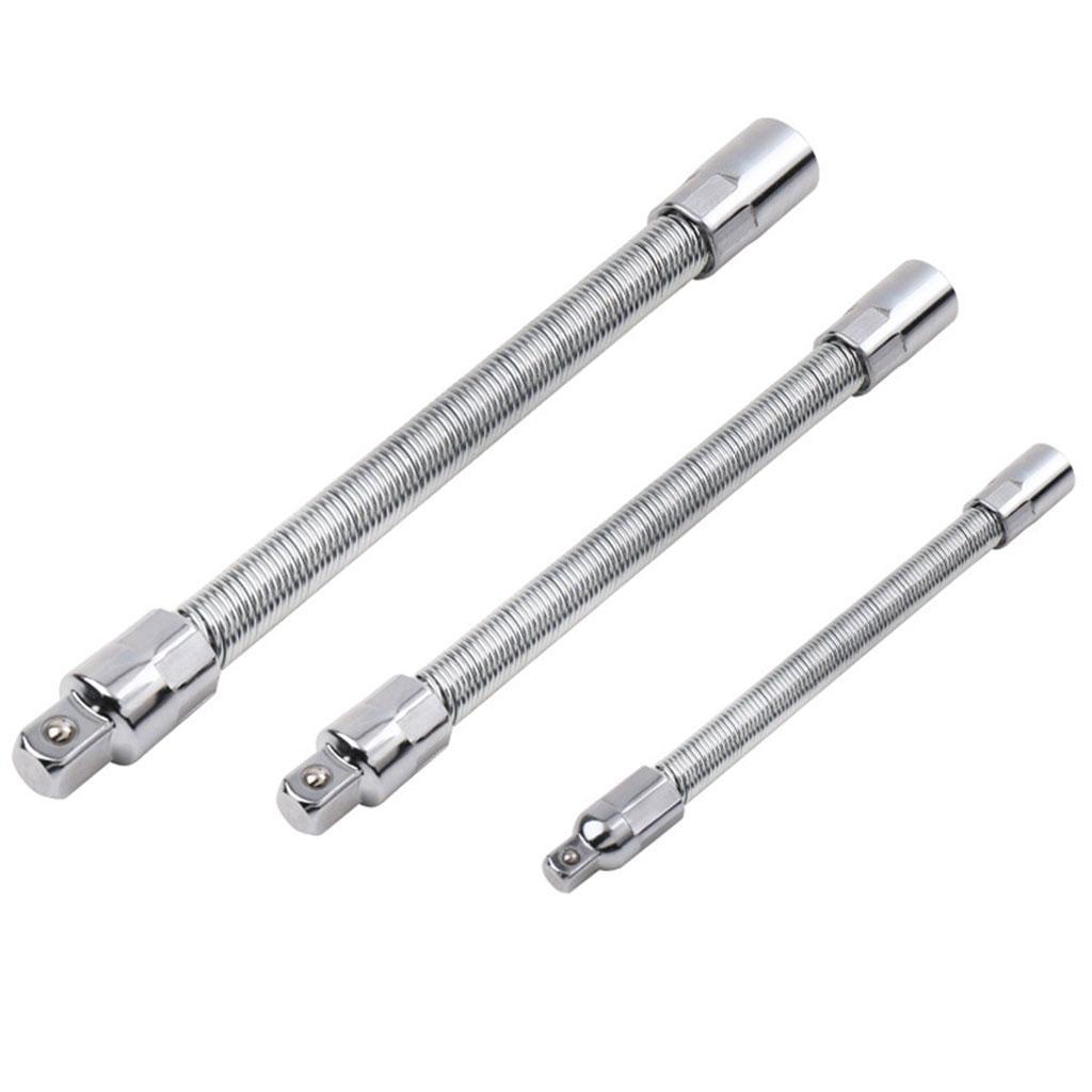 3 Pieces Connecting Tools 1/4 3/8 1/2 Socket Wrenches Drive Head