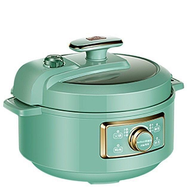 Nồi Áp Xuất Đa Năng 4L Đáy 5 Lớp Màu Xanh Đẹp Tiện Lợi