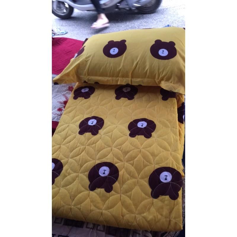 Chăn kèm 1 chiếc gối nằm cotton poly