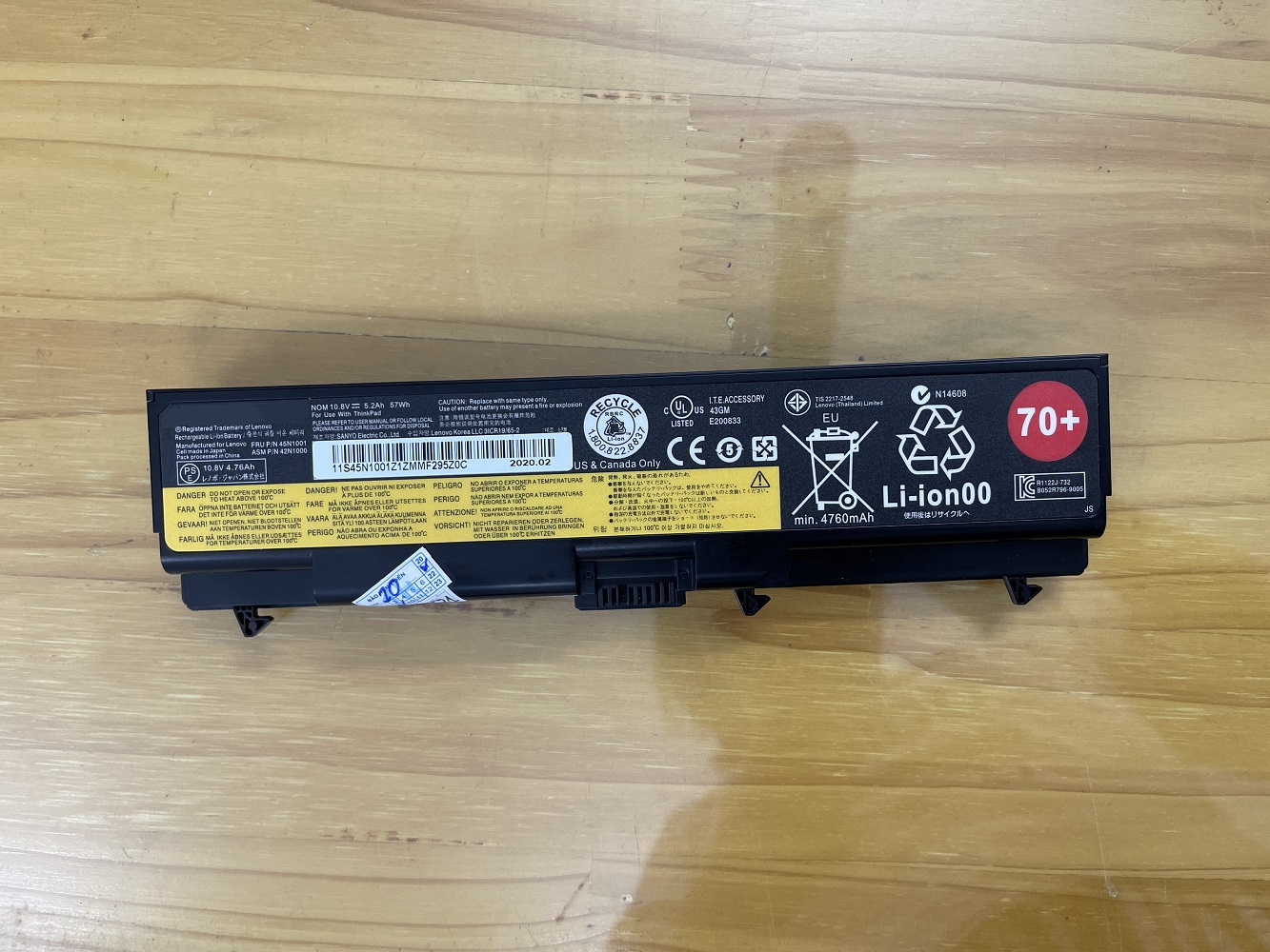 Pin dành cho laptop Lenovo ThinkPad T410, T420, T510, T520, L410, L412, L420, L421, L510, L512, L520, SL410, SL510 hàng nhập khẩu