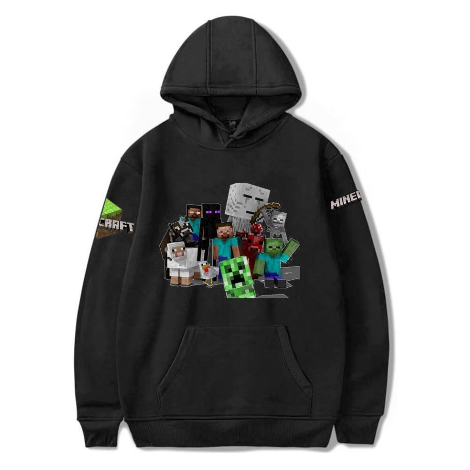 Mẫu áo Hoodie Minecraft cực chất giá siêu rẻ áo mát chất xịn