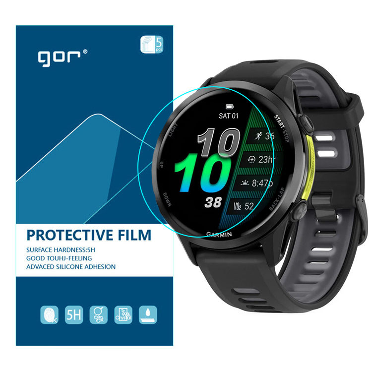 Miếng dán TPU bảo vệ màn hình GOR cho Garmin Forerunner 970 - Hàng Chính Hãng
