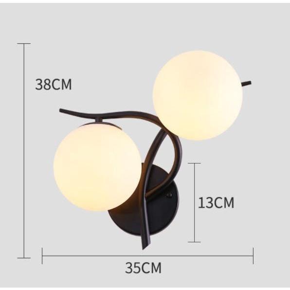 Đèn tường BASIL phong cách hiện đại trang trí nhà cửa sang trọng - kèm bóng LED chuyên dụng.
