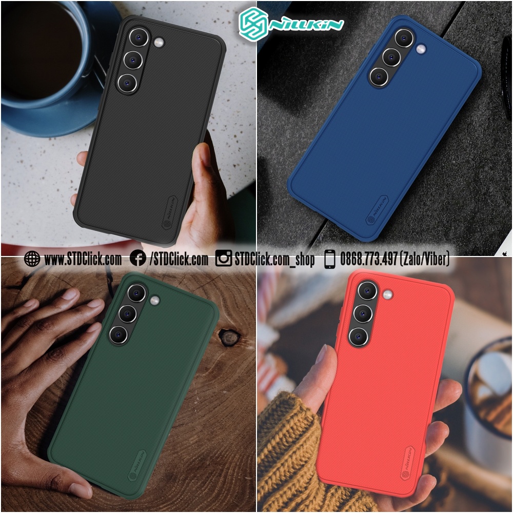 ỐP LƯNG DÀNH CHO ĐIỆN THOẠI SAMSUNG GALAXY S23 PLUS 5G  NILLKIN NHỰA CỨNG VIỀN DẺO