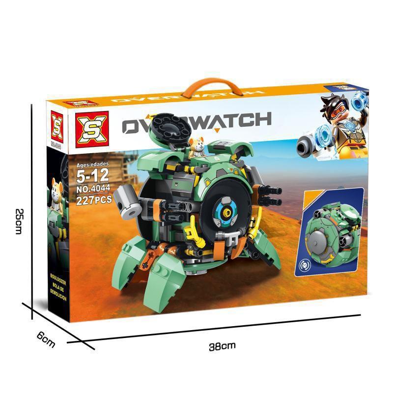 Đồ Chơi Xếp Hình Double Elephant SX4044 Lắp Ráp Kiểu LEGO Overwatch Wrecking Ball Với 227 Mảnh Ghép