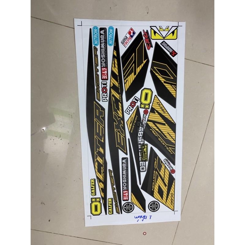 Tem rời dành cho Exciter 150 xám