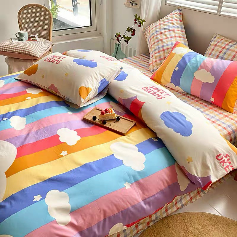 Bộ chăn ga gối cotton LIDACO PL1 - Sweet Dreams
