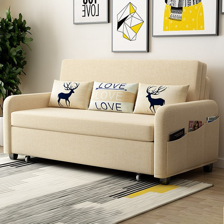 [ Nhập Khẩu ] Giường Sofa Đa Năng , Giường Sofa Beat Gấp Gọn Thành Ghế, Giường Sofa Hoàn Toàn Bằng Khung Thép Chịu Lực Có Ngăn Chứa Đồ Cao Cấp