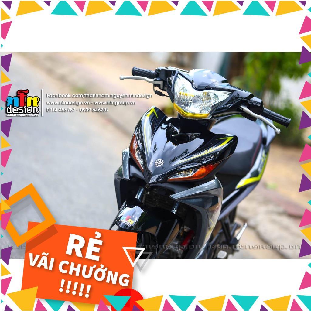 Tem Rời Exciter 135 Mẫu LC Xám Đen Vàng